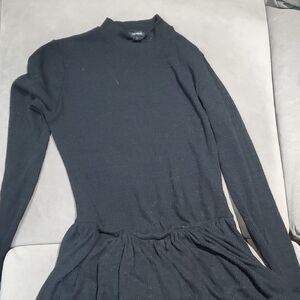Forever 21 Black Long Sleeve Dress